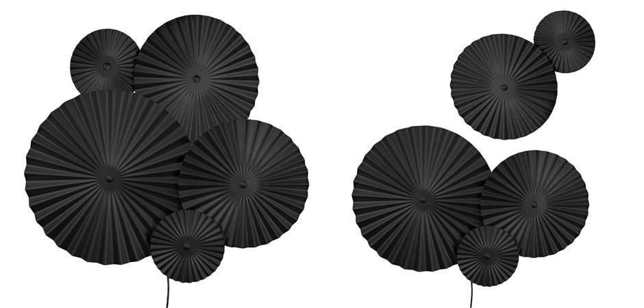 Wall lamp Omega BLACK