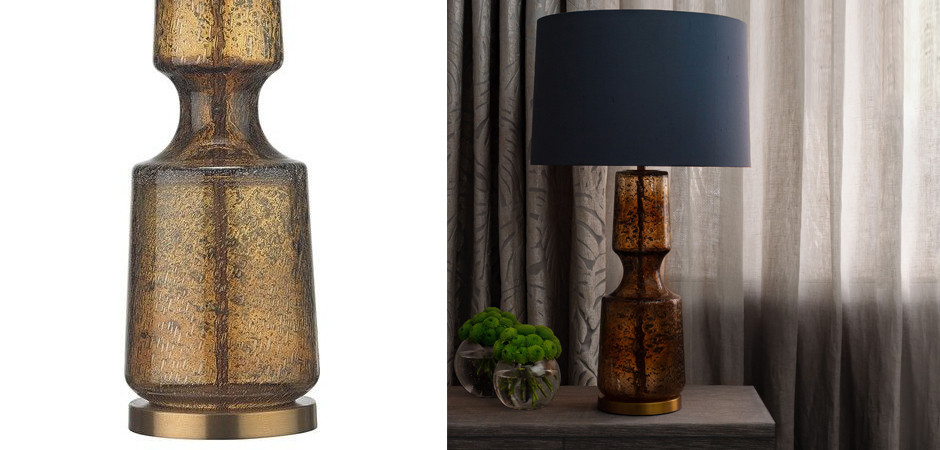 Настольная лампа Antero Amber Smoke Table Lamp