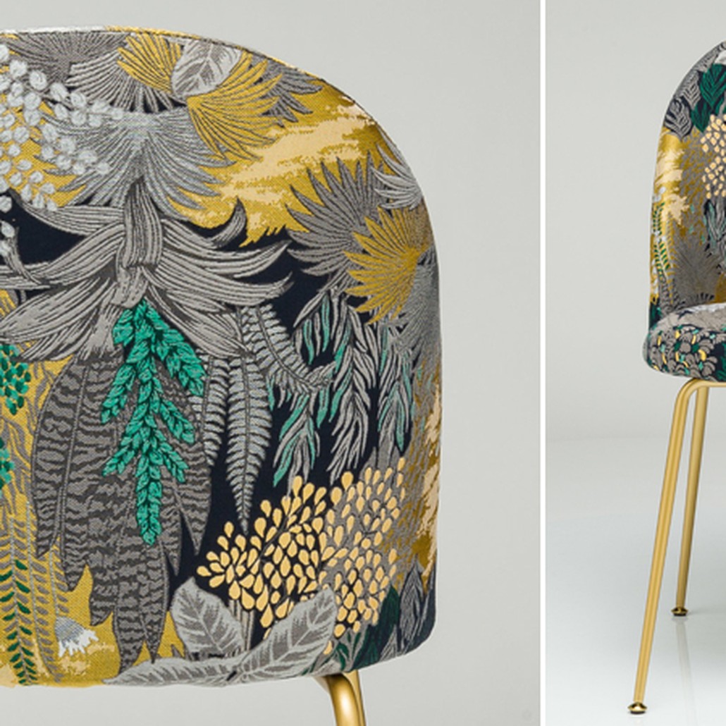 Jungle chair Стул обивка Джунгли жакард