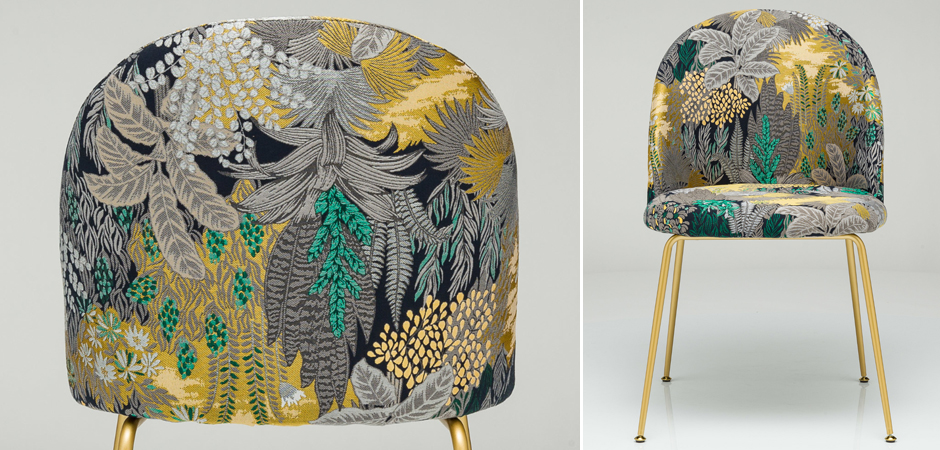 Jungle chair Стул обивка Джунгли жакард