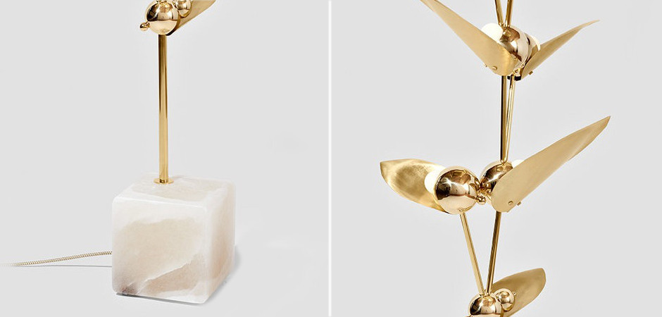 Торшер LAVRA Floor Lamp Gold