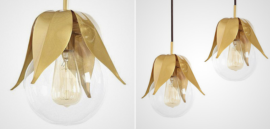 Подвесной светильник с цветочным декором FLOWER