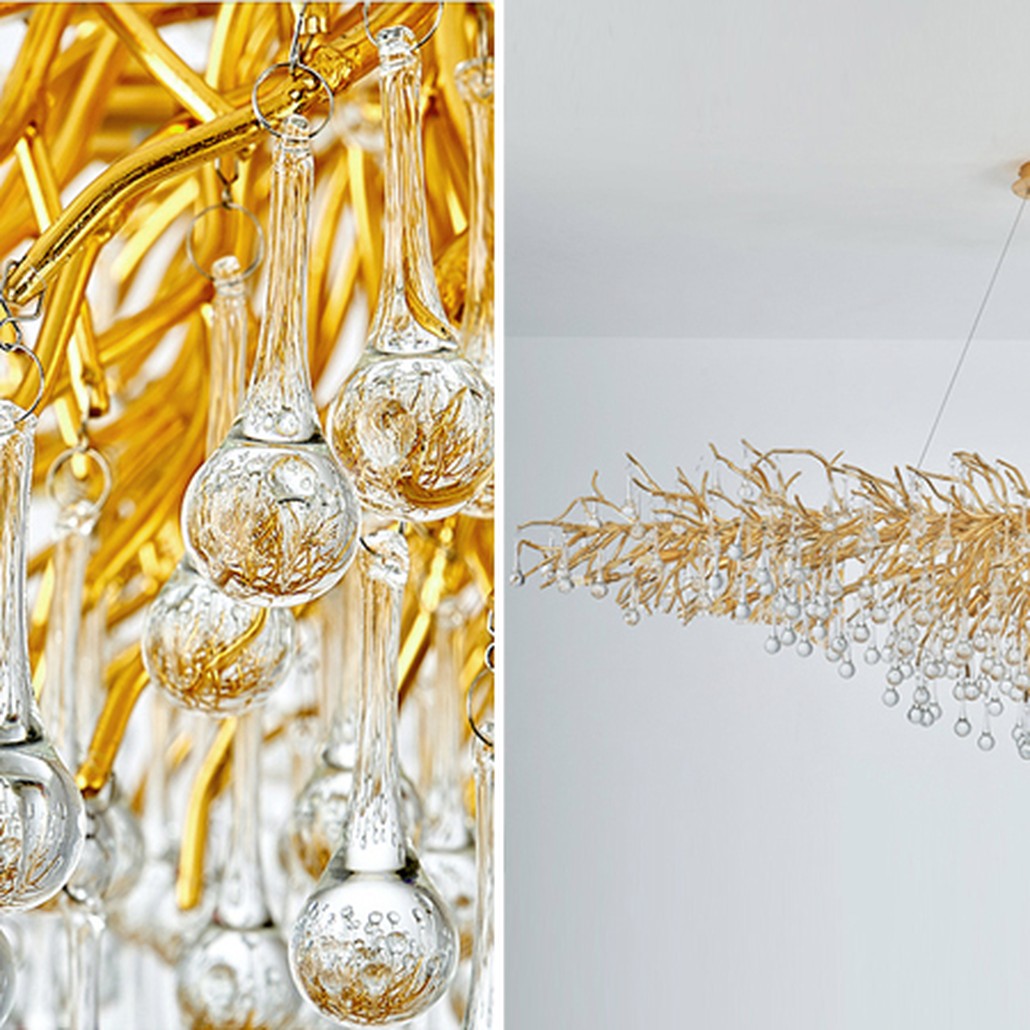 Люстра Droplet Chandelier circle
