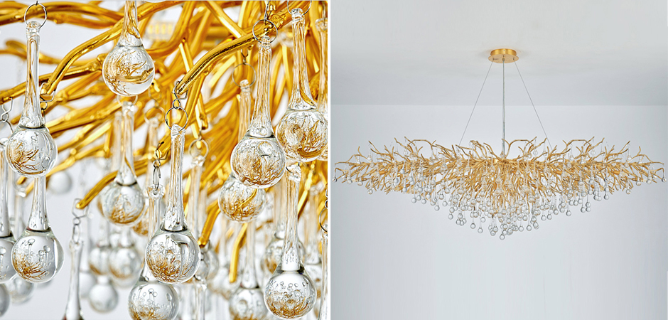 Люстра Droplet Chandelier circle