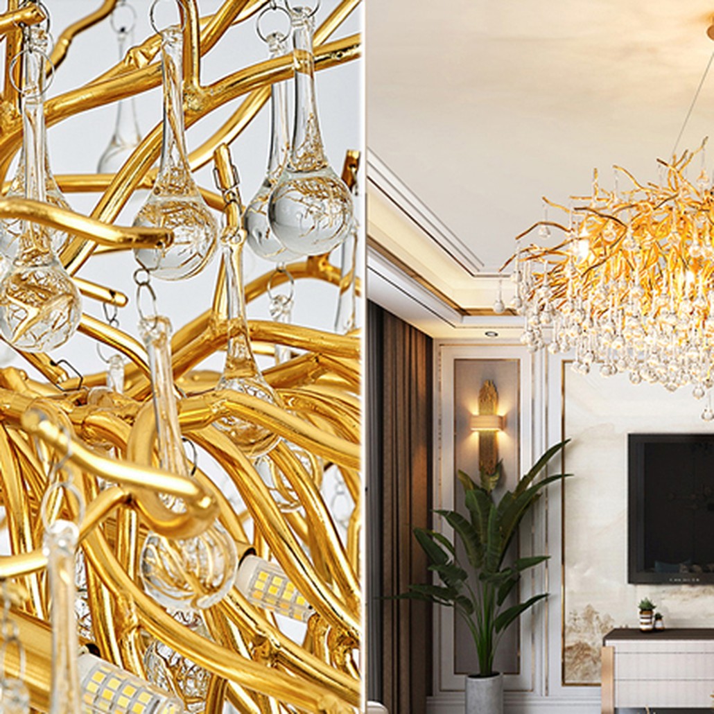 Люстра Droplet Chandelier circle