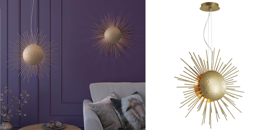 Подвесной Светильник Золотое Солнце Gold Sun