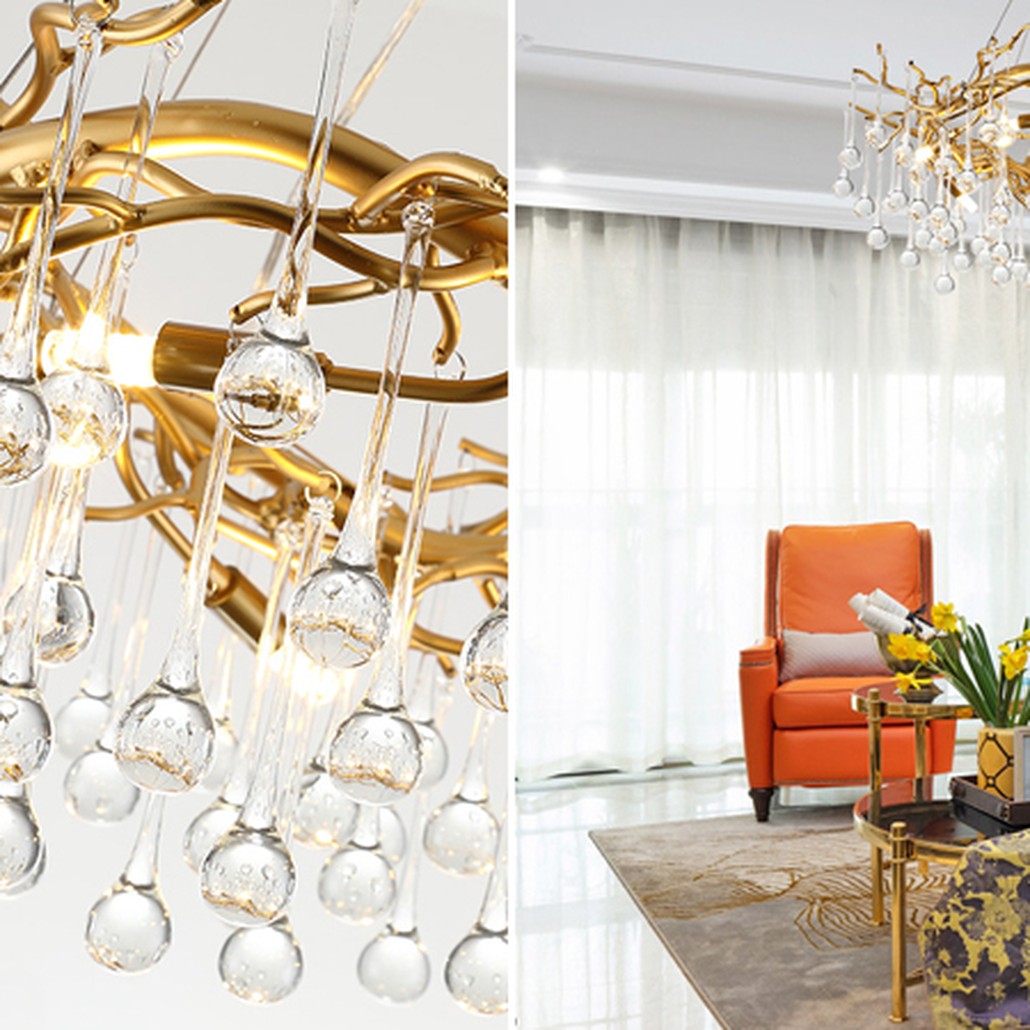 Люстра Droplet Chandelier 80
