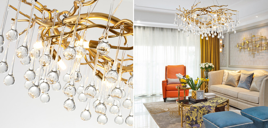Люстра Droplet Chandelier 80