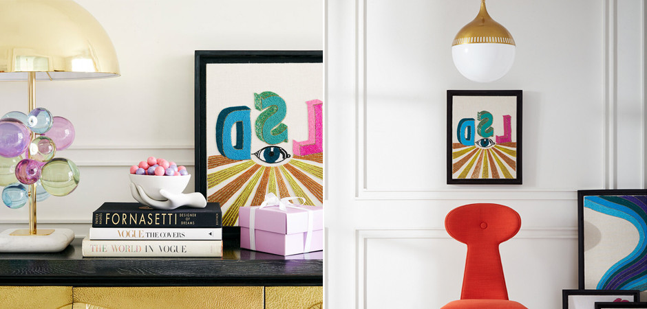 Панно Jonathan Adler LSD BEADED WALL ART