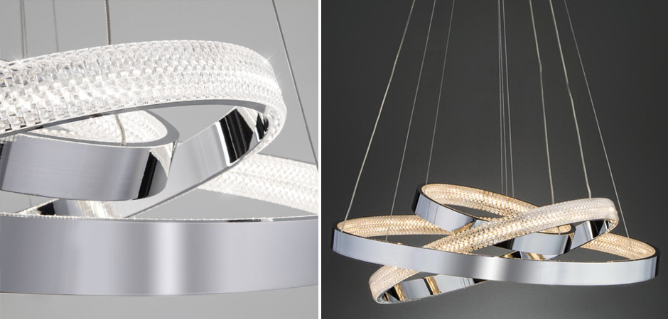 Люстра ORACLE 3 Rings Silver