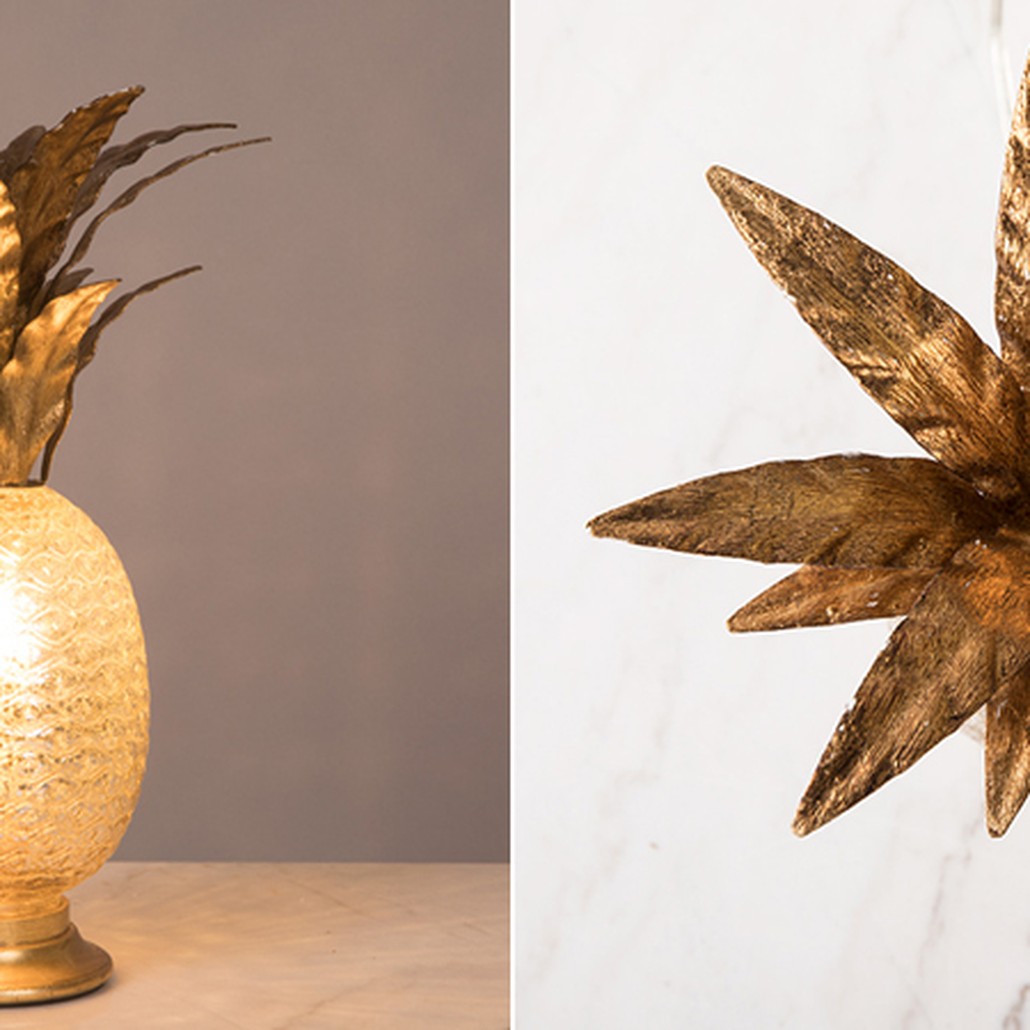 Настольная лампа Pineapple glass