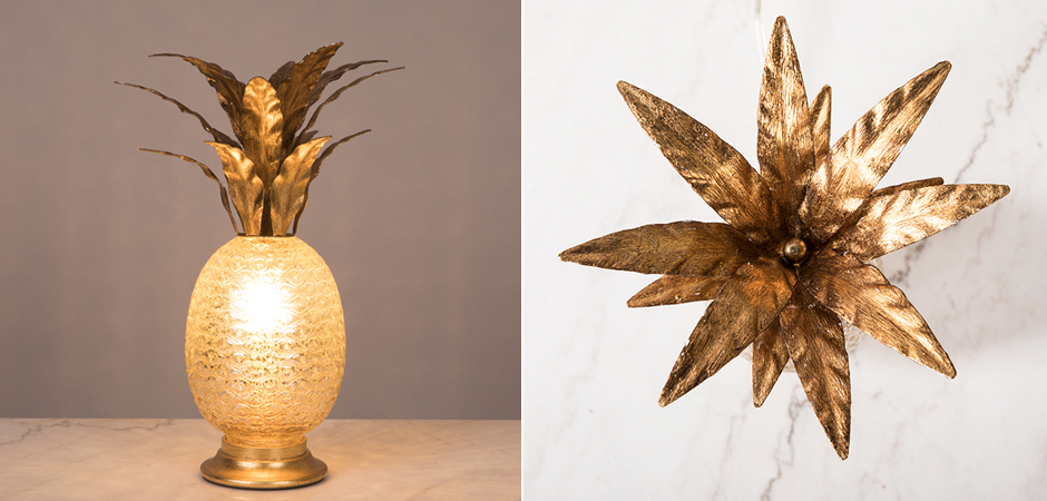 Настольная лампа Pineapple glass