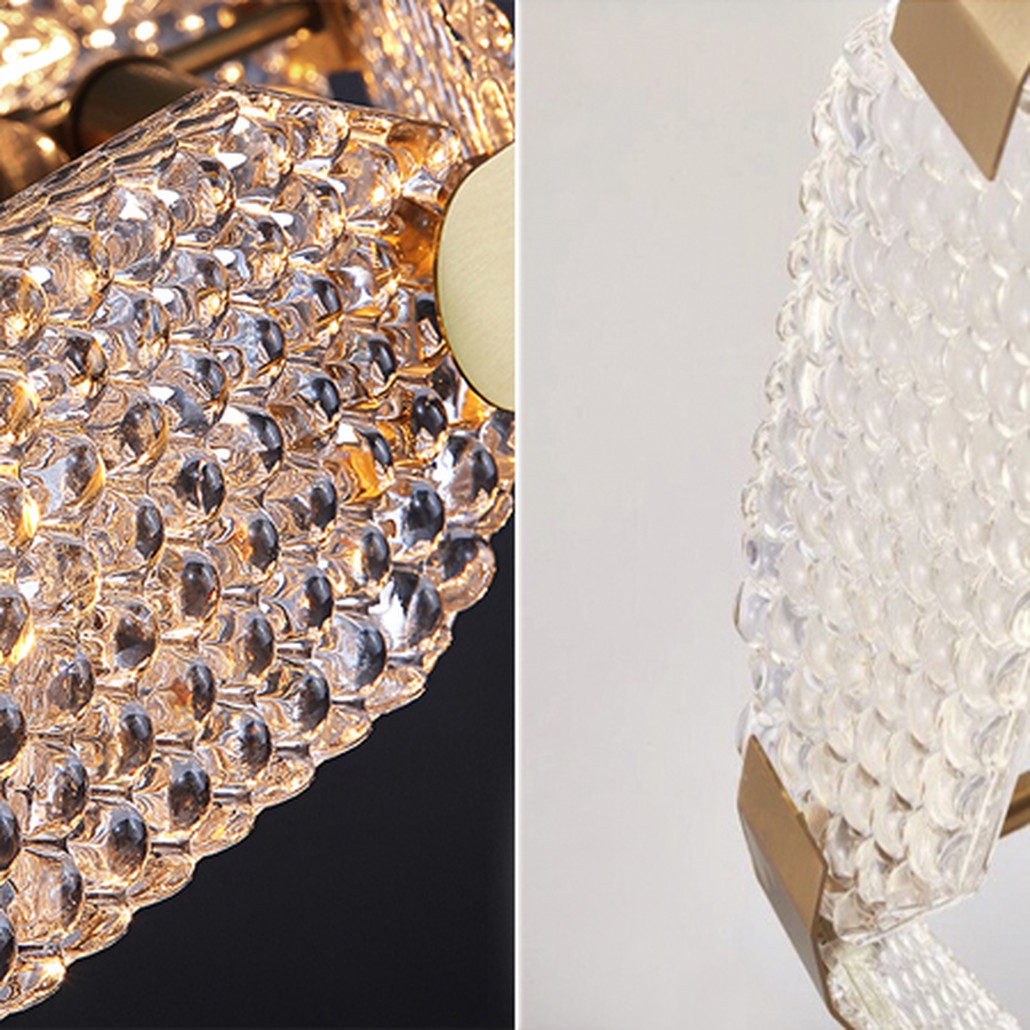 Люстра Ring shaped crystal chandelier