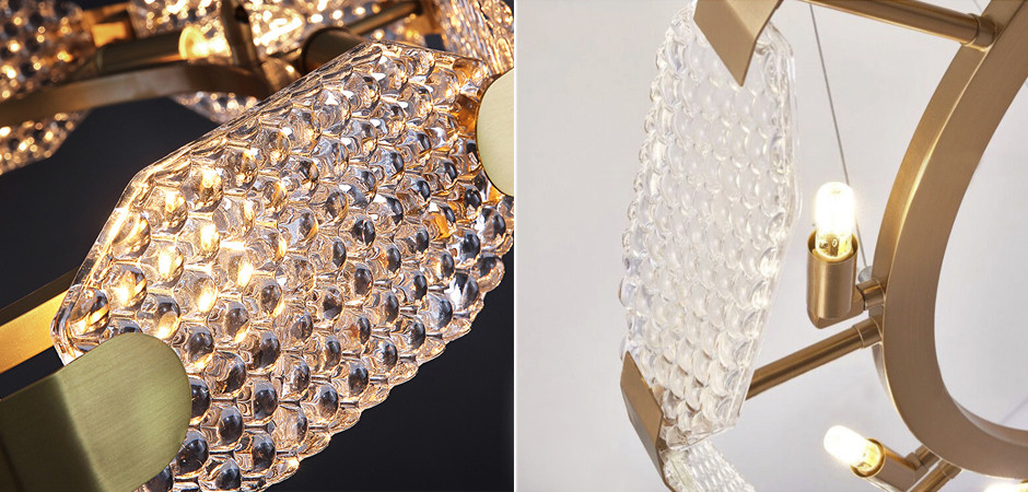 Люстра Ring shaped crystal chandelier