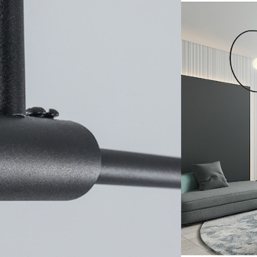 Люстра Fontana Amorosa Three Vortex Black