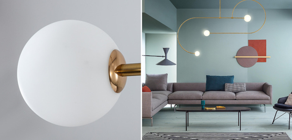 Люстра Fontana Amorosa Three Vortex Gold