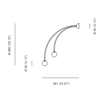 Бра Fontana Amorosa Jet Deux