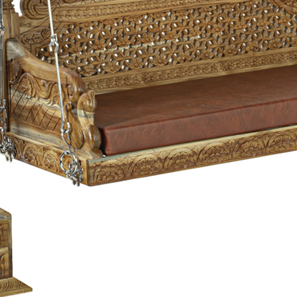 Большие Индийские качели из тика TEAK WOOD SWING