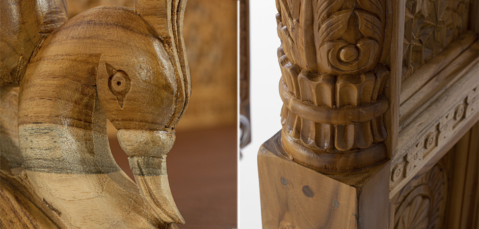 Большие Индийские качели из тика TEAK WOOD SWING