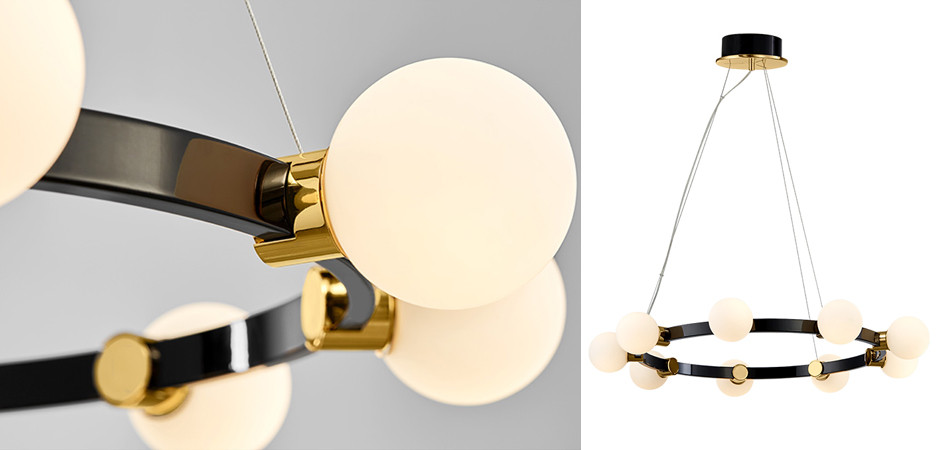 Люстра Hoop Balls Chandelier