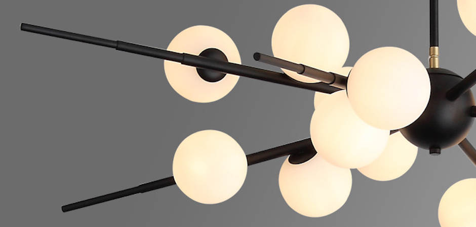 Люстра Cherry Bomb 16 balls black