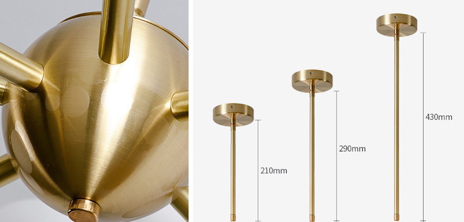 Люстра Cherry Bomb 16 balls Gold