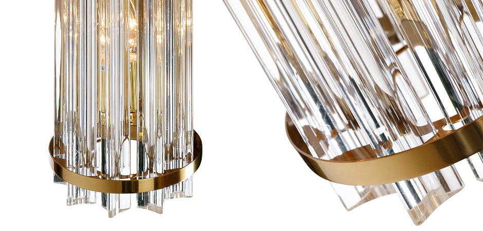 Бра Suspension Glass Cylinders Sconces 55