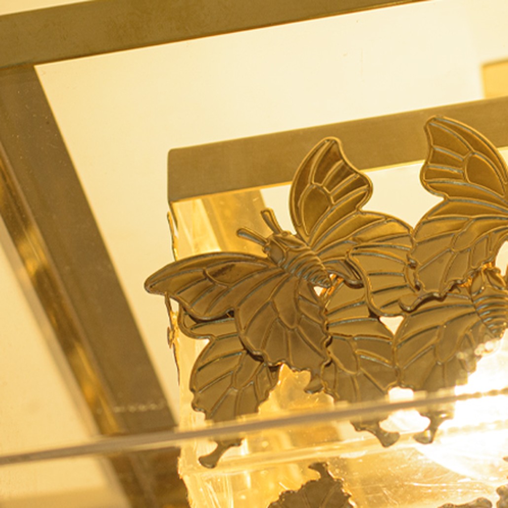 Butterfly Flush-Mount Ceiling Light