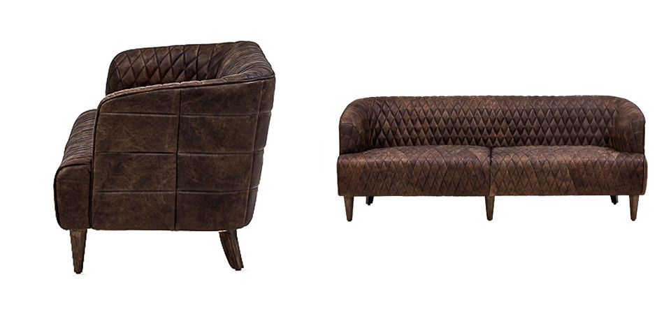 Диван Rhombuses Upholstery Triple Sofa