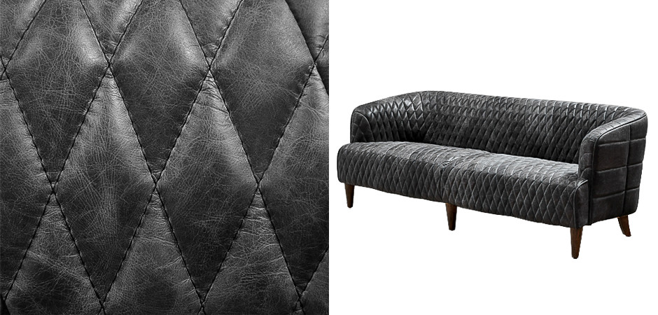 Диван Rhombuses Upholstery Graphite Sofa