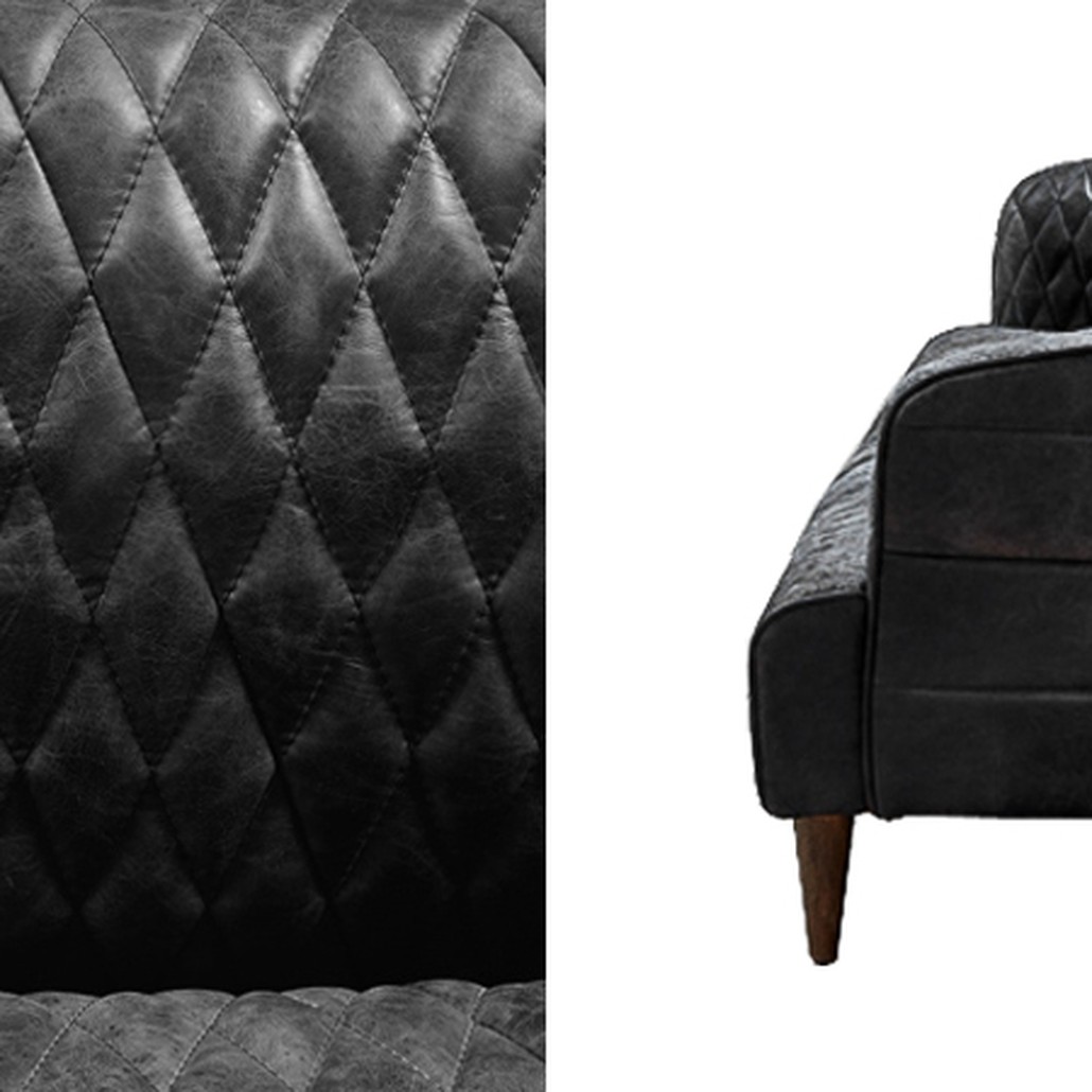 Диван Rhombuses Upholstery Graphite Sofa