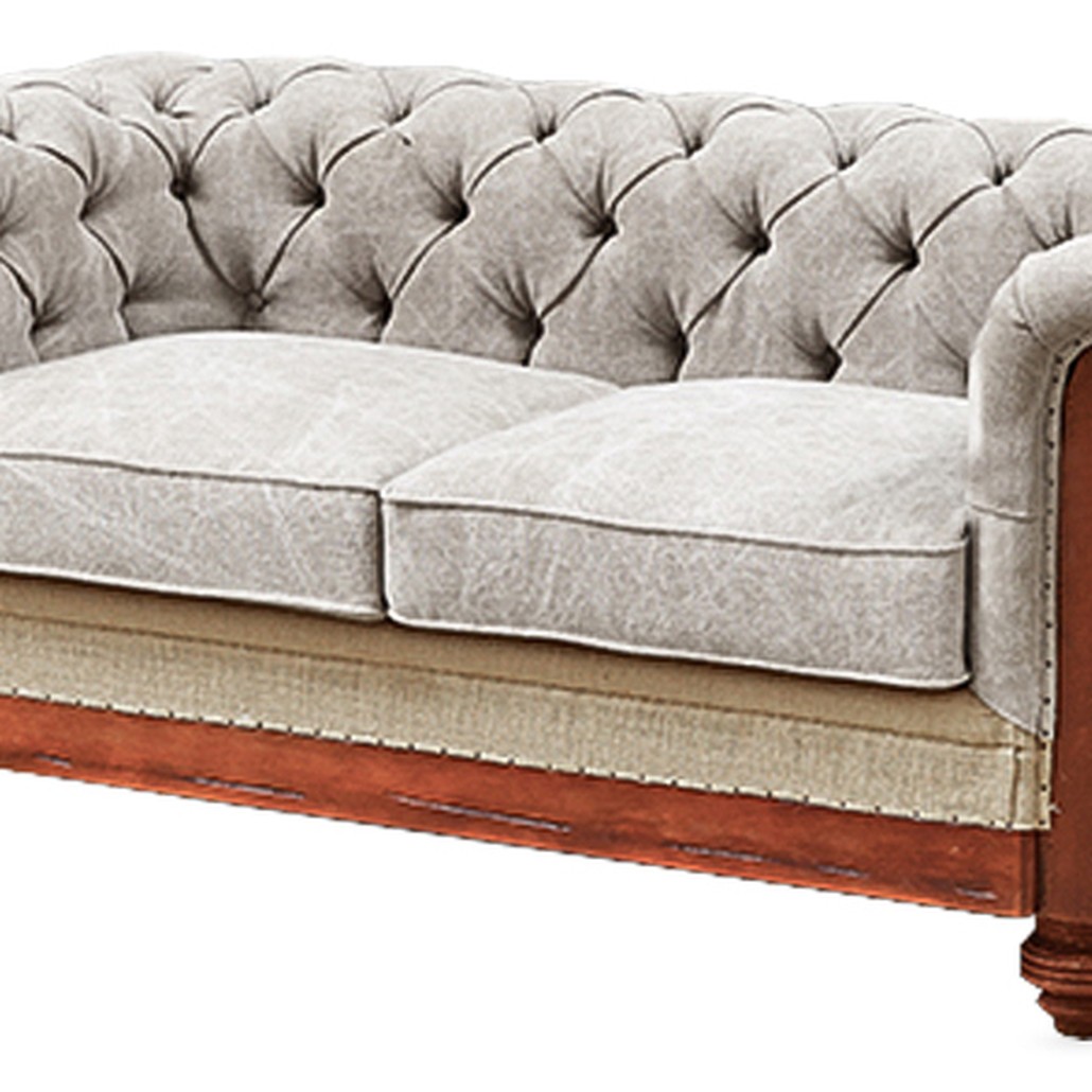 Диван Deconstructed Chesterfield Sofa double Ivory
