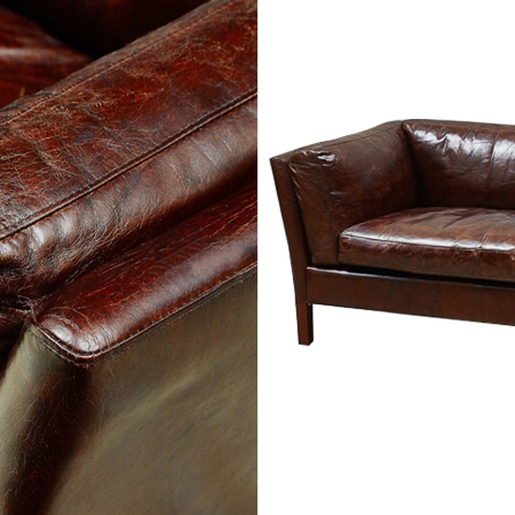 Диван SORENSEN Sofa Brown leather double