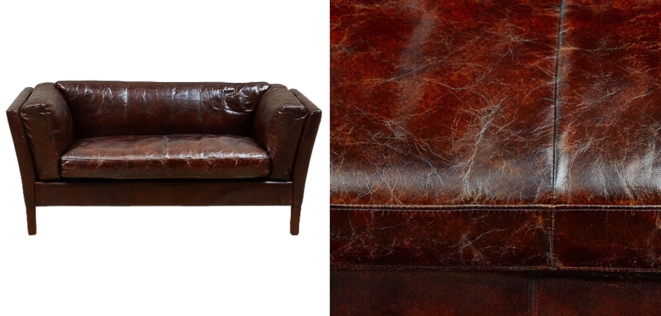 Диван SORENSEN Sofa Brown leather double