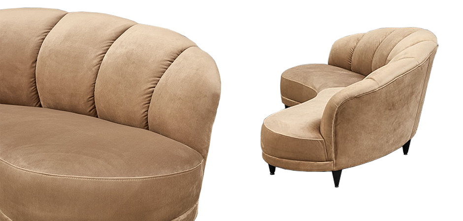 Диван Vanilla Croissant Sofa