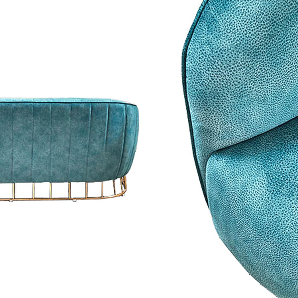 Диван Turquoise Ripples Sofa