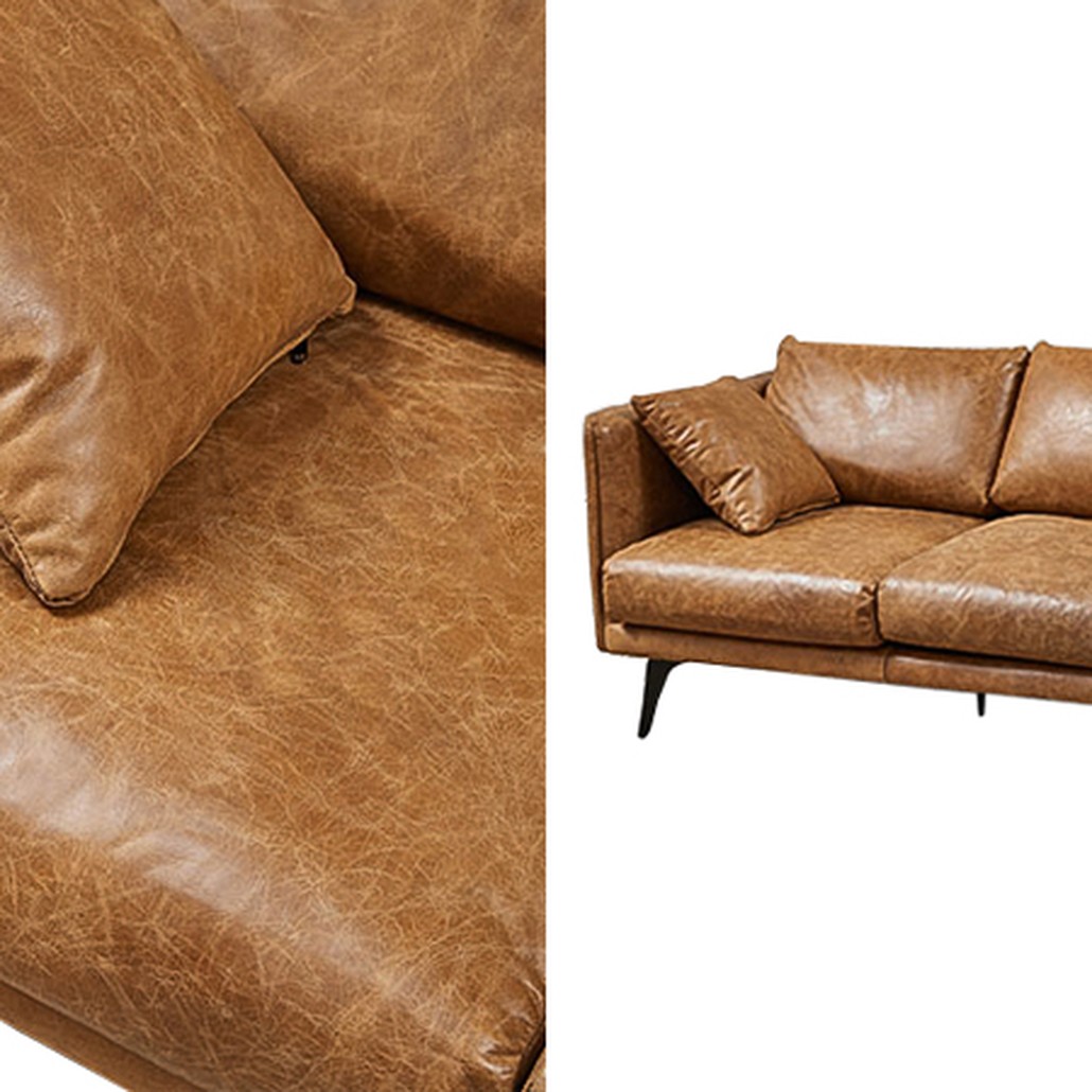Диван Caramel Leather Triple Sofa