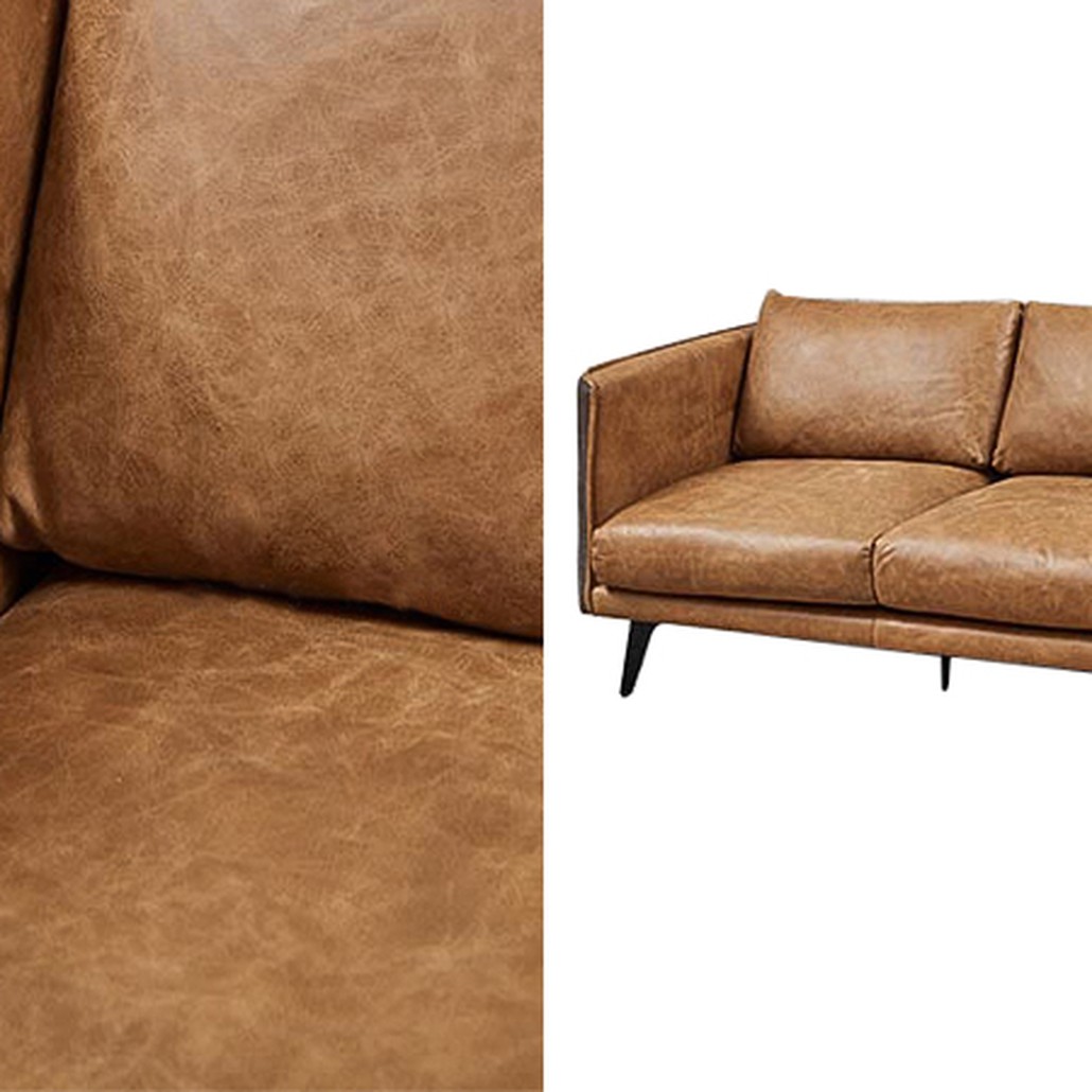 Диван Caramel Leather & Textiles Triple Sofa