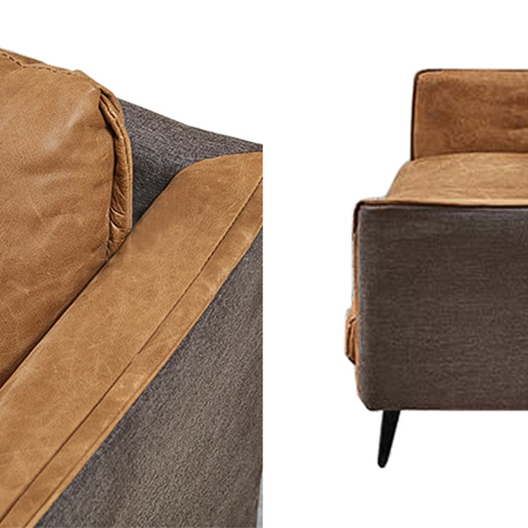 Диван Caramel Leather & Textiles Triple Sofa