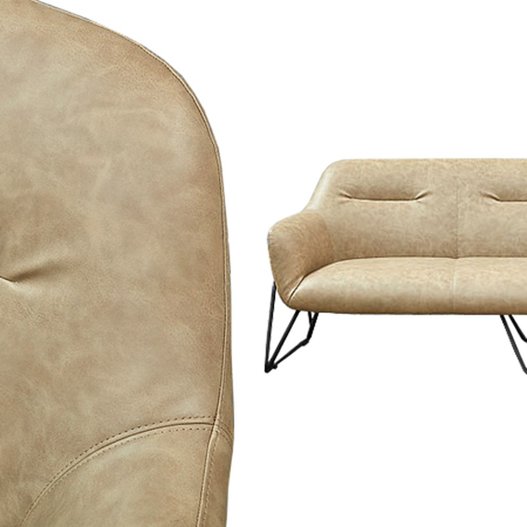 Диван Triangular Legs Triple Sofa