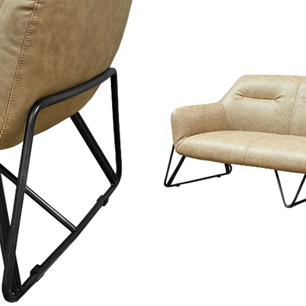 Диван Triangular Legs Triple Sofa