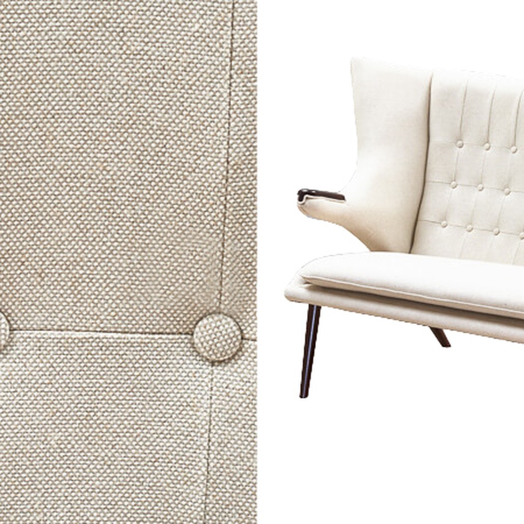 Диван Papa Bear Loveseat Ivory Linen