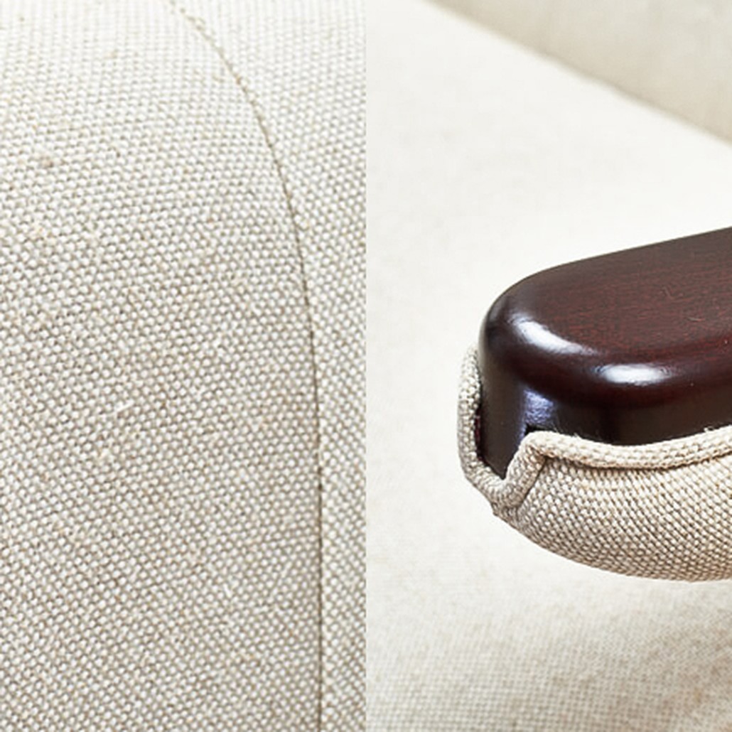 Диван Papa Bear Loveseat Ivory Linen