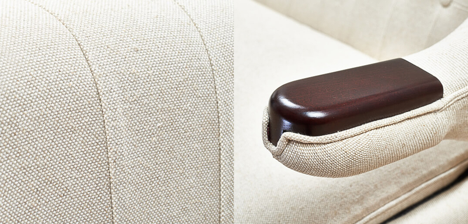 Диван Papa Bear Loveseat Ivory Linen