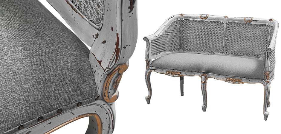 Диван Maria Antoinette Gray Sofa