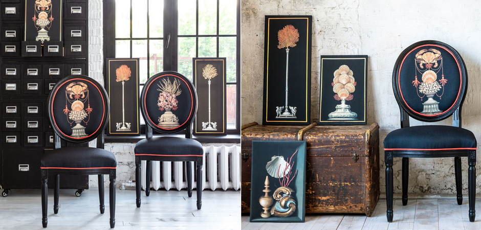 Seashell Still Life Stool 5 Стул