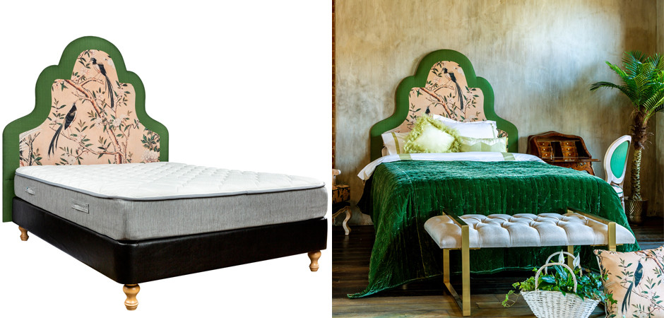 Изголовье для кровати Beige and Green Chinoiserie