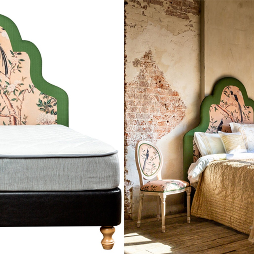 Изголовье для кровати Beige and Green Chinoiserie