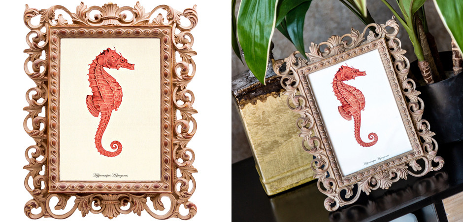 Постер Red Seahorse Poster