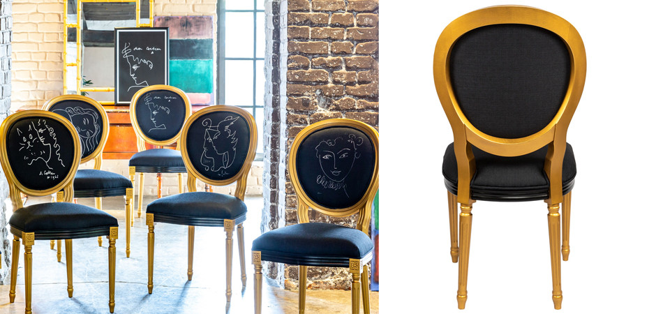 Стул White Silhouette Man Stool